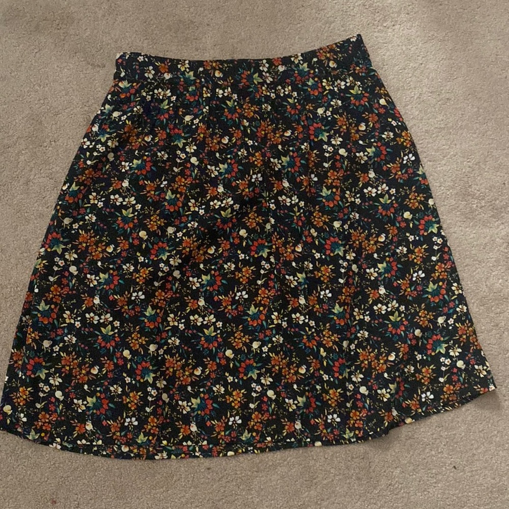 J. Crew floral skirt, size 4